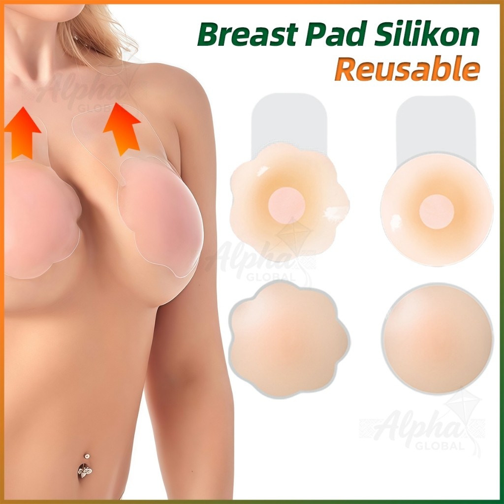 Penutup Puting Payudara Silikon Bra Pad Push Up Perekat Pembesar Payudara Bra Silikon Lift Up Mengum