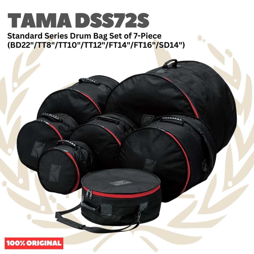 TAMA DSS72S Standard Series Drum Bag Set of 7-Piece - Tas Drum