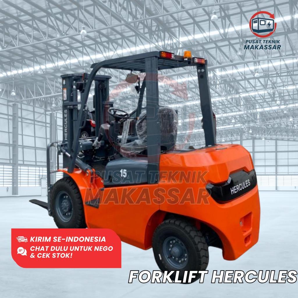 Mitsubishi Forklift Hercules 3 Ton Mesin Diesel Manual untuk Angkat Barang dan Box dengan Kapasitas 
