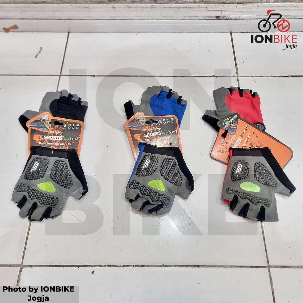 Gloves Hosport Gel Foam Untuk Sepeda Kualitas Import - Sarung Tangan Bersepeda Padding Tebal Anti Ke