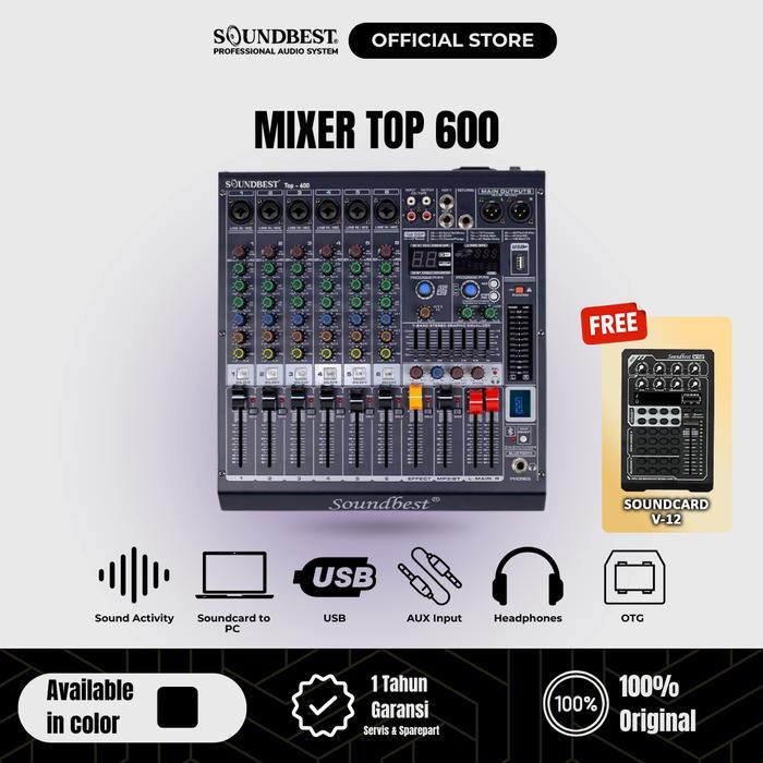 MIXER AUDIO SOUNDBEST TOP 600