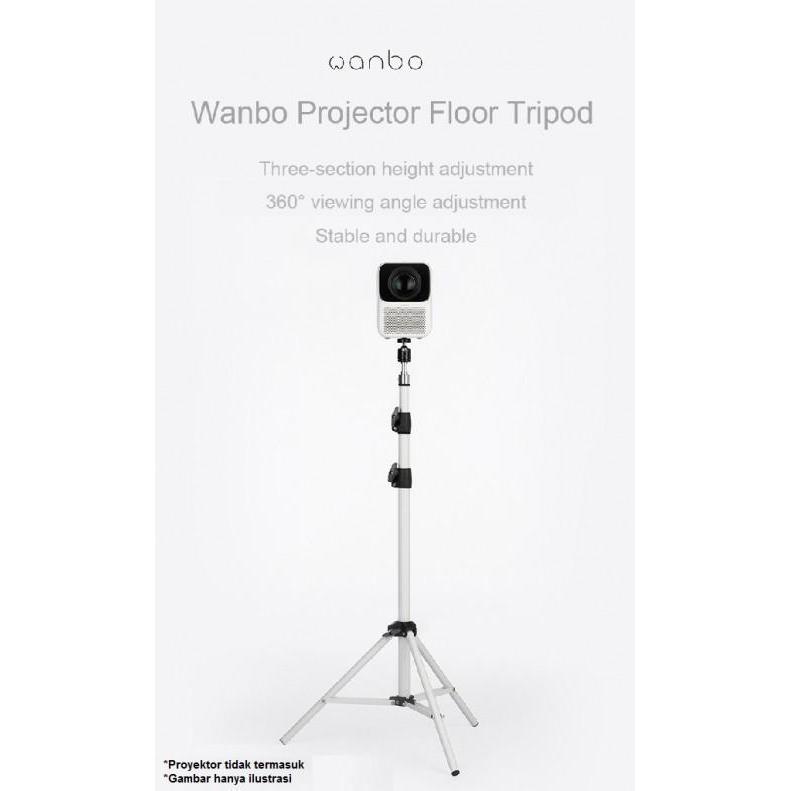 WANBO Foldable Adjustable Stand Floor Tripod 170CM for Projector