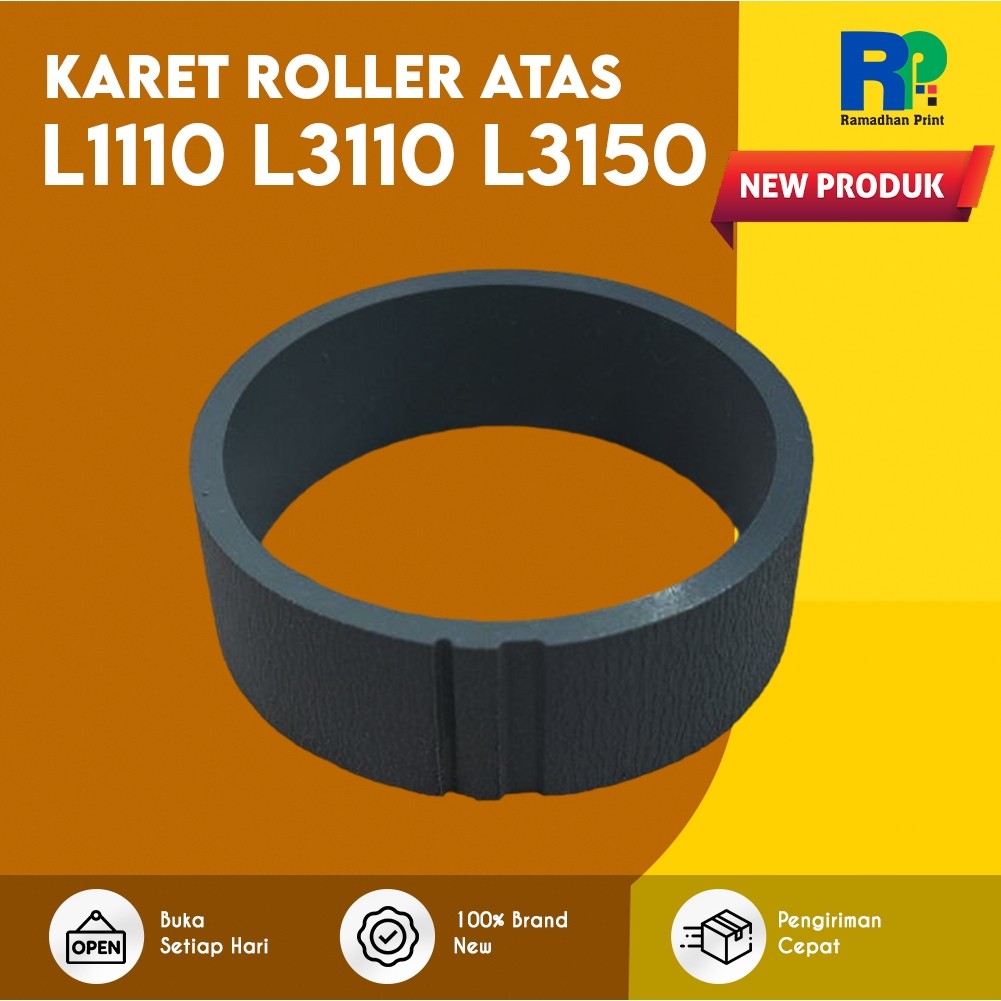 Karet Roller atas Penarik Kertas ASF Epson L1110 L3110 L3150 L4150 L4160 L5190 Roll asf L3110