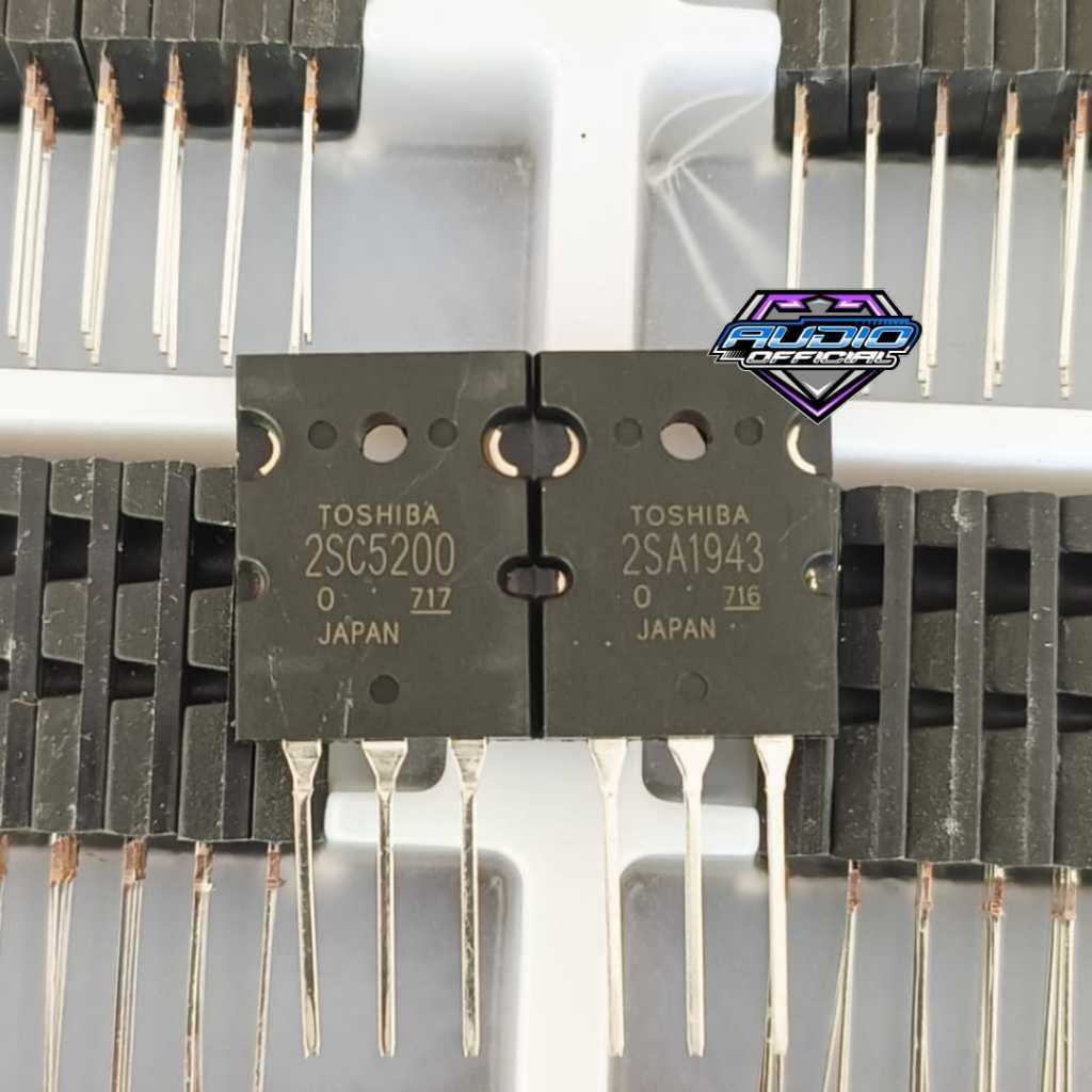 Transistor TOSHIBA 2SA1943 2SC5200 / 2SA 1943 2SC 5200 Lot 716 717 Tidak Nempel Maghnet