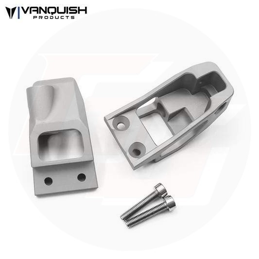 VANQUISH Products VS4-10 Shock Tower Silver Black for Phoenix Ultra Pro