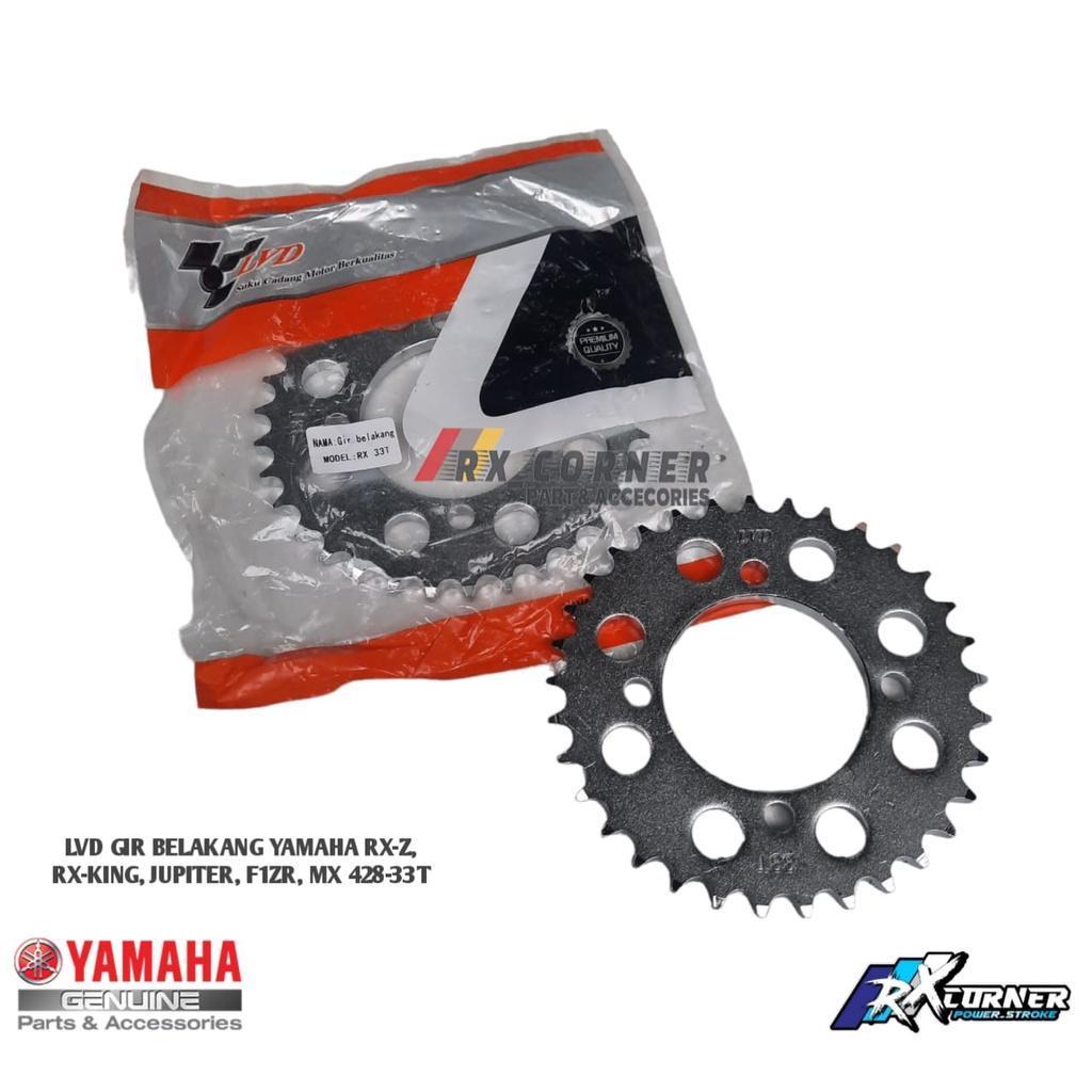 GIR GEAR BELAKANG RX KING RX Z 428 7 MM SILVER MODEL SSS UKURAN 33,34,35,36