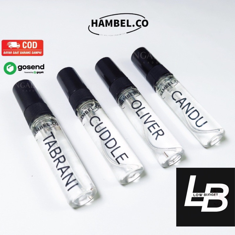 DECANT PARFUM HAMBEL CO 10ml Share In Jar Tester Original (Oliver , Tabrani , Candu , Cuddle )