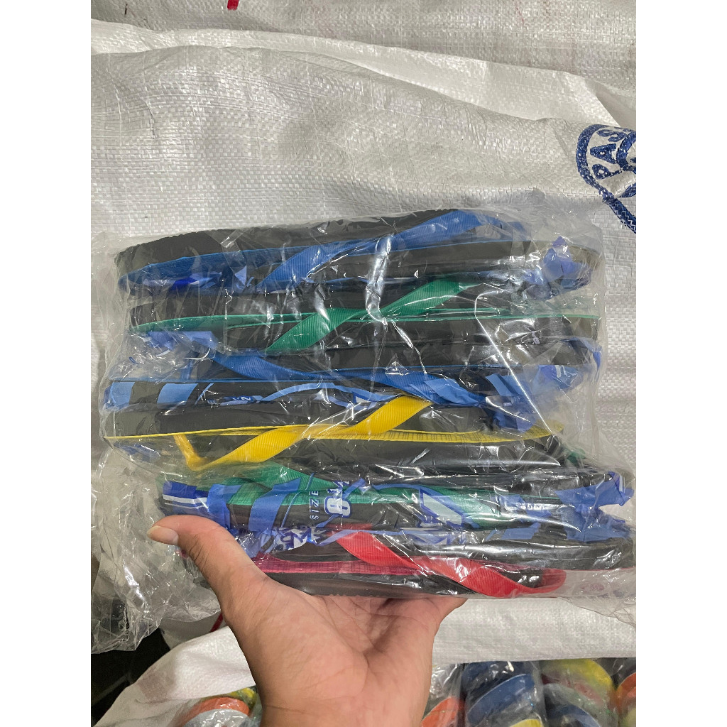 GROSIR (1 PACK) Isi 6 Pasang Sandal Jepit Swallow / Mely Melly / Pearlswalow / Pearlswallow / Pearl 