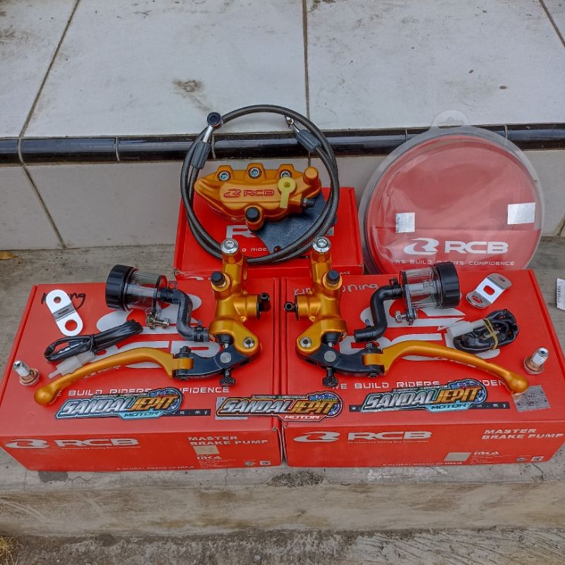 PAKET SET MASTER RCB NMAX PCX ADV XMAX MASTER REM RCB RADIAL S1 14MM KIRI KANAN KALIPER RCB S SERIES