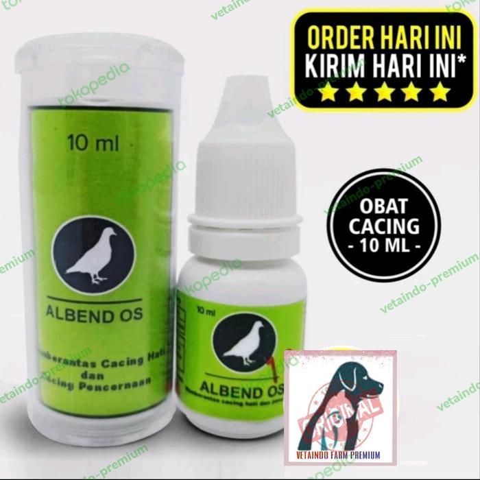 ALBEND OS VITAREST OBAT CACING BURUNG MERPATI UNGGAS AYAM BEBEK KICAU3 by Happypaws id