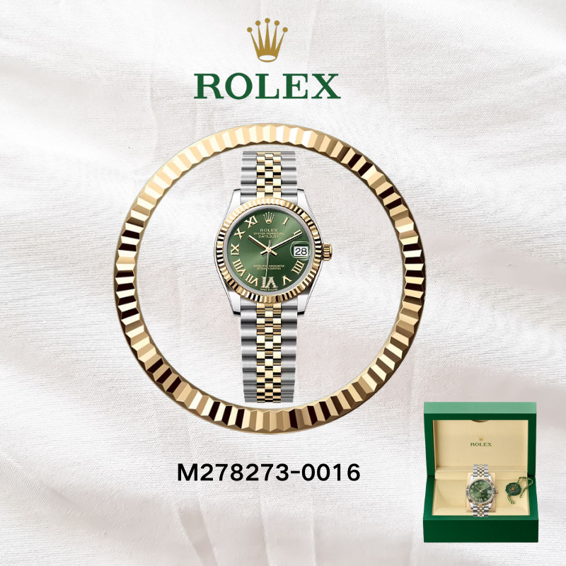 (100% Asli) Bayar di tempat Jam tangan Rolex Oyster Perpetual Datejust baru dengan kotak asli model 