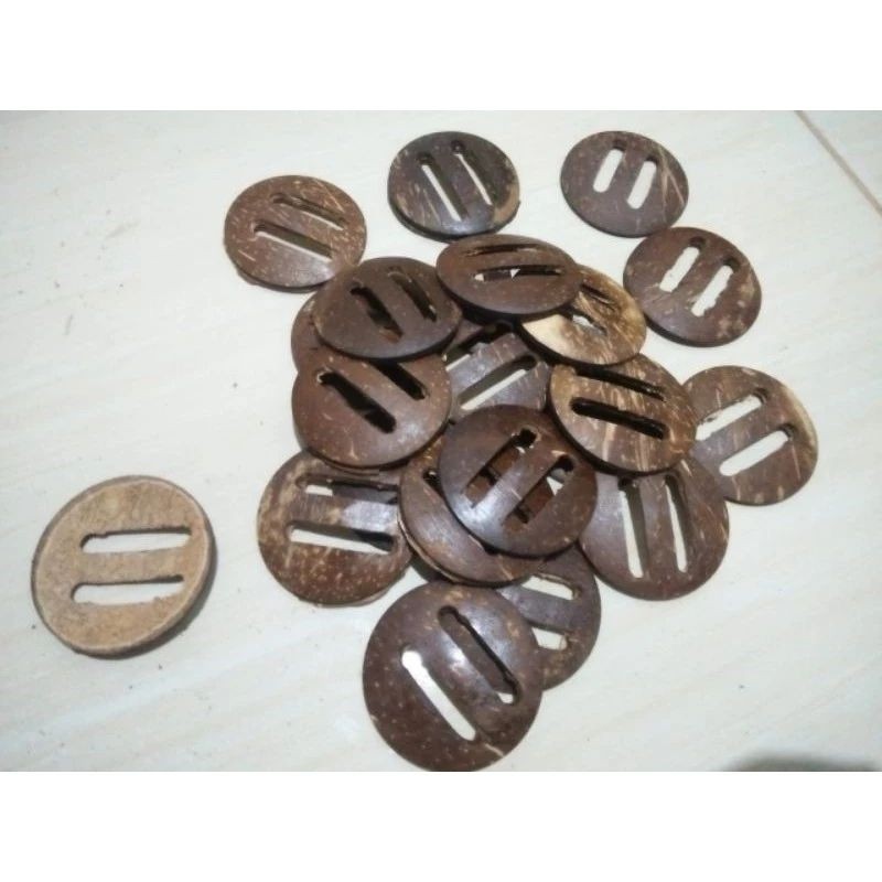Kepala Gesper Batok Kelapa Diameter 5cm
