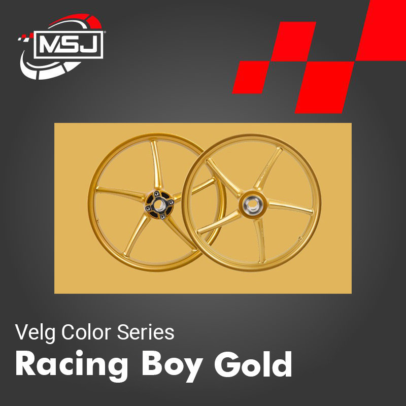 Cat Velg Mobil/Motor Racing Boy Gold | Velg Color Series | MSJ