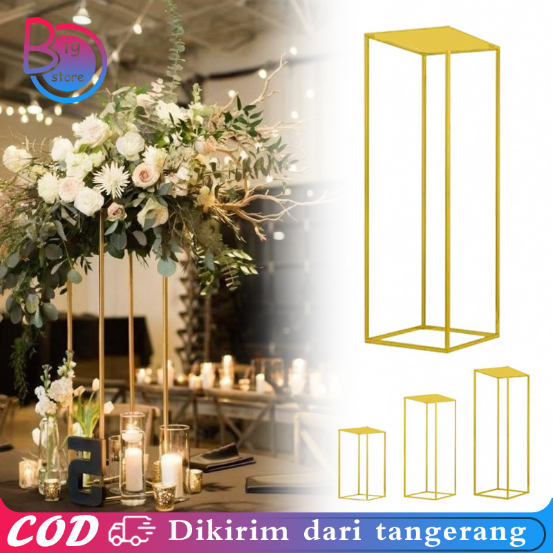60 80 100cm Stand Flower Bunga Dekorasi Besi Standing Bunga Dekorasi Besi Tempat Pot Bunga Pernikaha