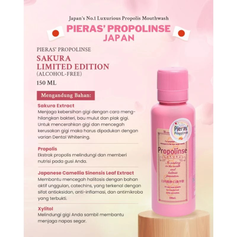 Propolinse Propolinse Mouthwash Sakura 150 Ml