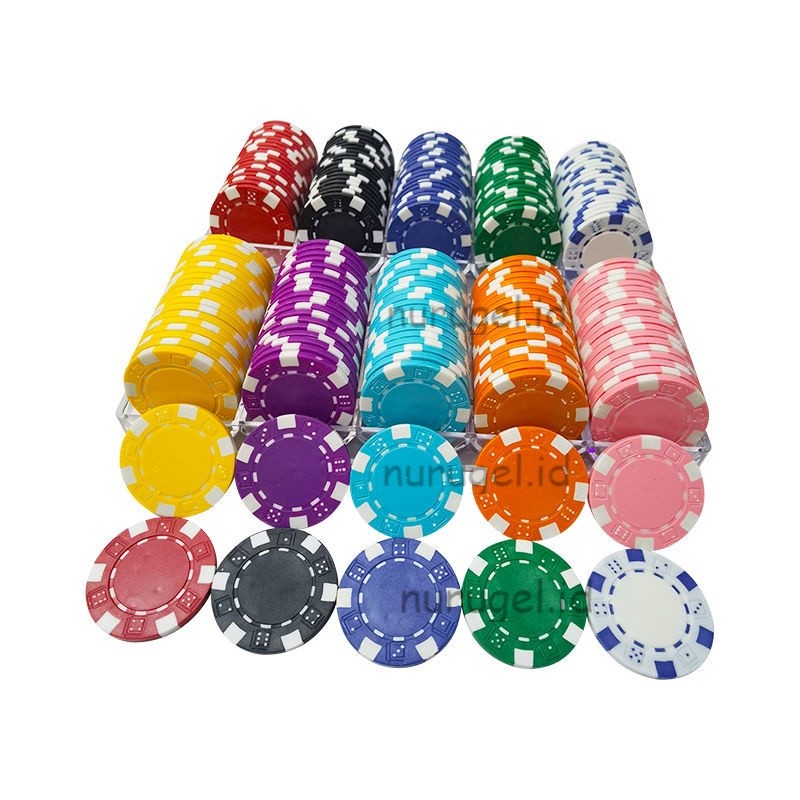 SUMERKAN Poker Chip 50 pcs ABS Chip Coin Koin Texas Holdem