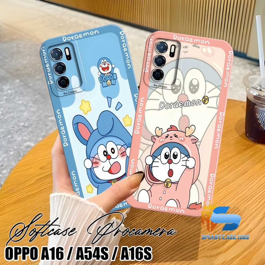Casing Oppo A16 / Case Oppo A16S / Case Oppo A54S - Case Hp Oppo - Case kekinian - Case  Doraemon [C