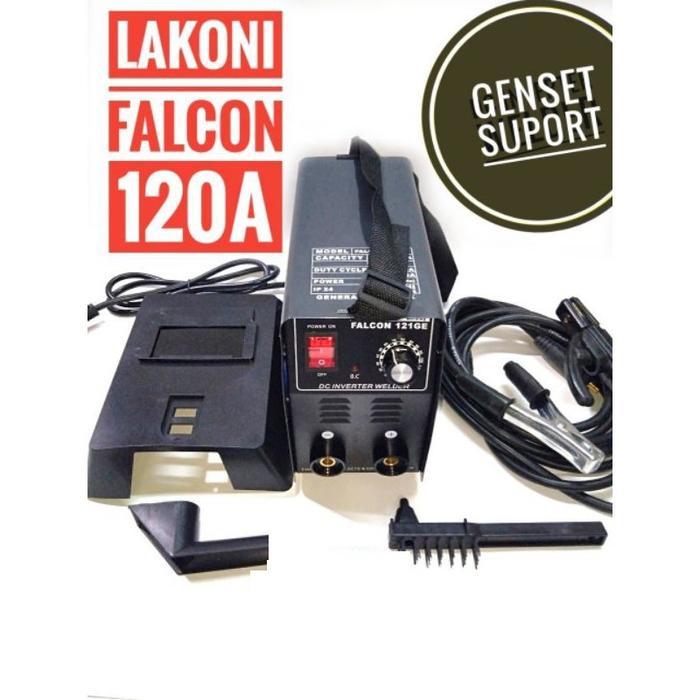 Lakoni Mesin Las Falcon 121 GE 120A 900W dengan Kipas Pendingin & Fitur Genset Voltase 160V-250V
