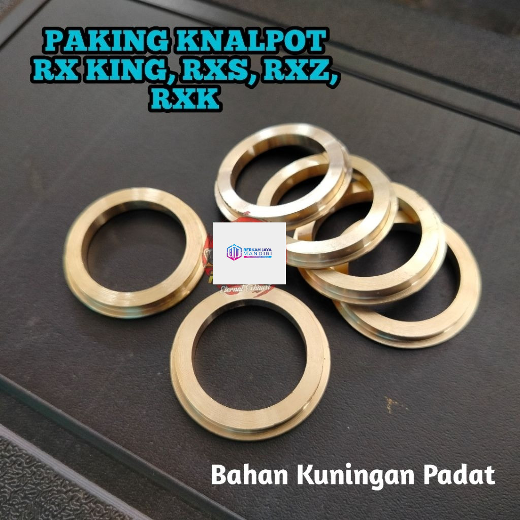 Paking Perpak Knalpot RX King RX Z RX Spesial Yt115 Bahan Full Kuningan Padat Packing Knalpot RX kin