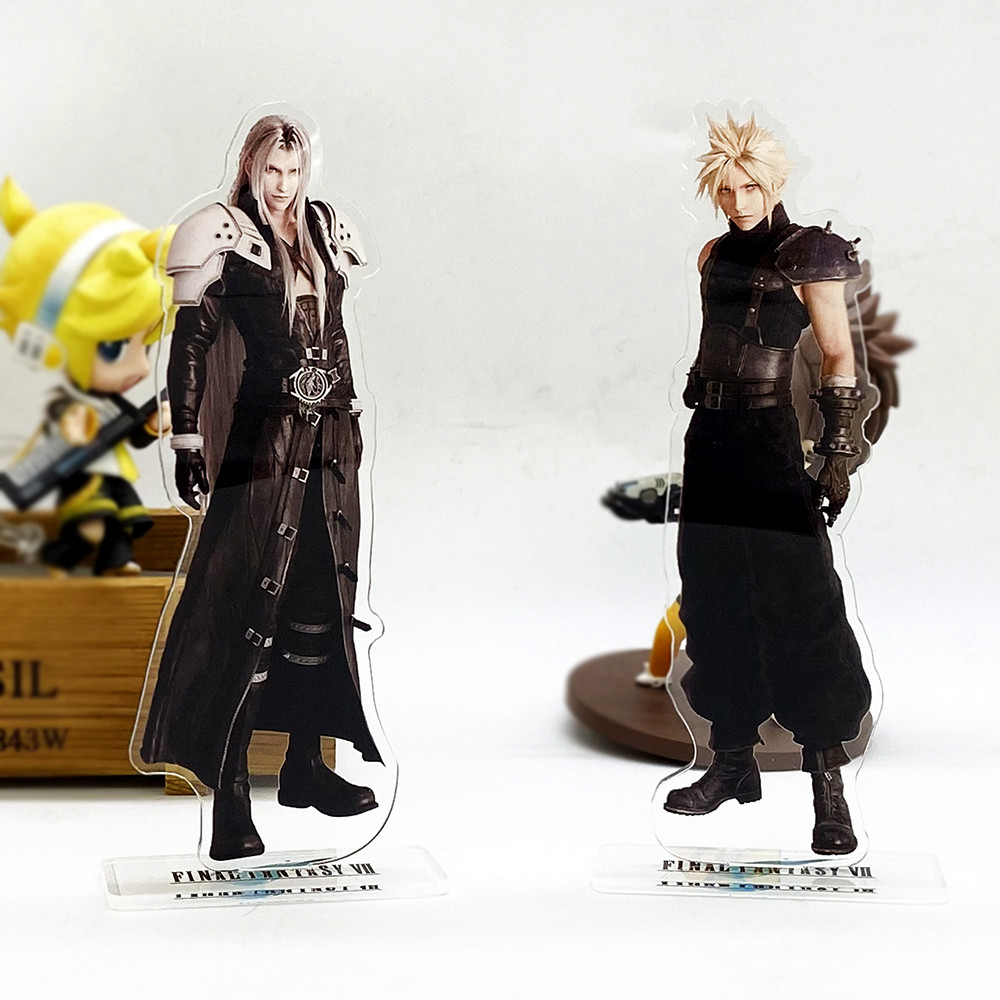 FF7 VII 7 Remake RE Cloud Sephiroth HM acrylic stand figure model plate holder cake topper anime Jap