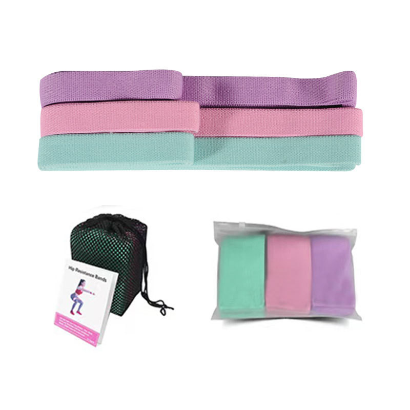 3pcs/set Long Resistance Bands for Working Out, Fabric Resistance Band, Stretch Bands for Exercise B