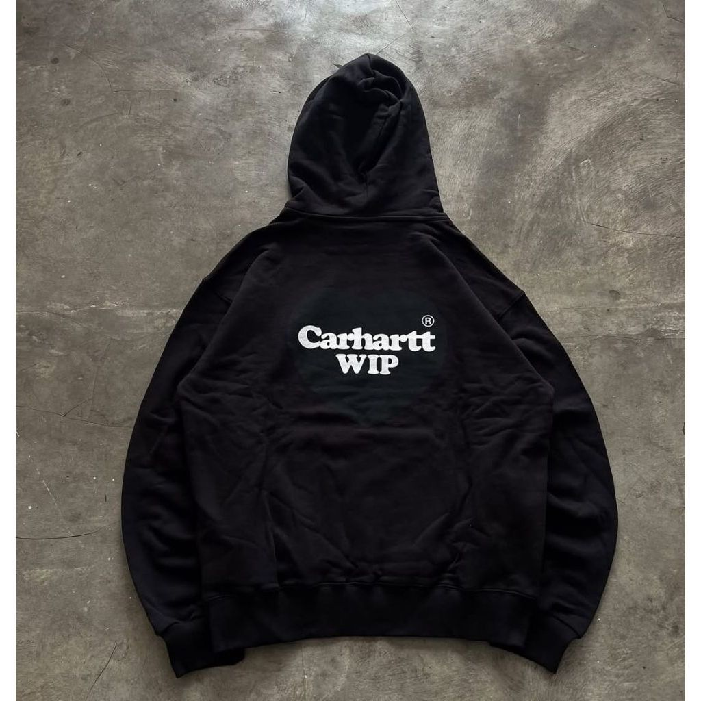Hoodie Carhartt WIP Big Love Black UNISEX Hoodie Carhartt Pria Jaket Hoodie Pria