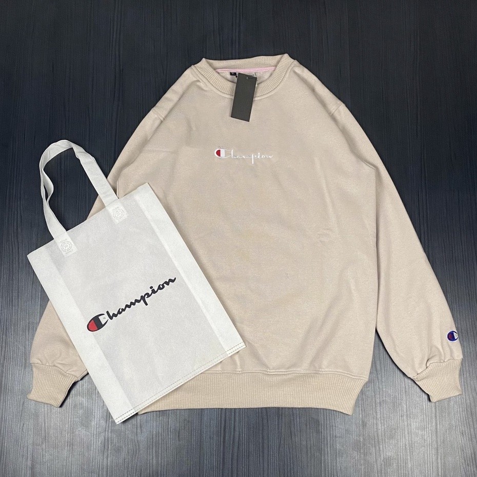 Crewneck Sweater Cardigan Champion Premium Katun Taiwan