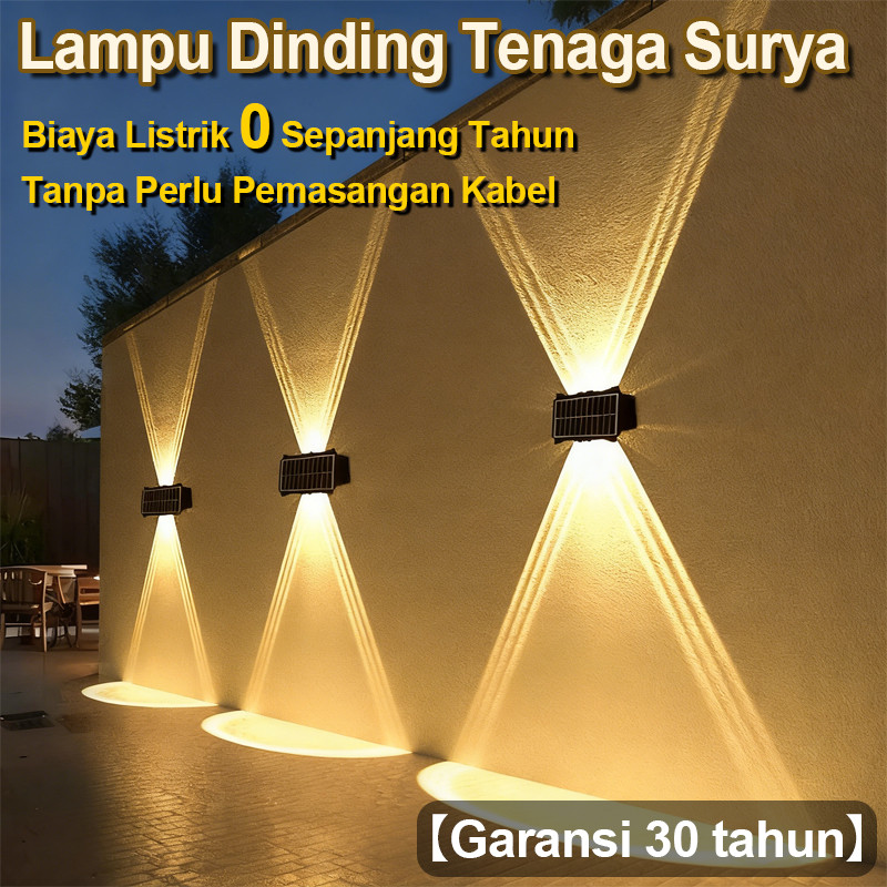 PPM - Lampu Taman Tenaga / Lampu Dinding Outdoor Minimalis Lampu Taman Lampu LED Wall Lamp Tahan Lam