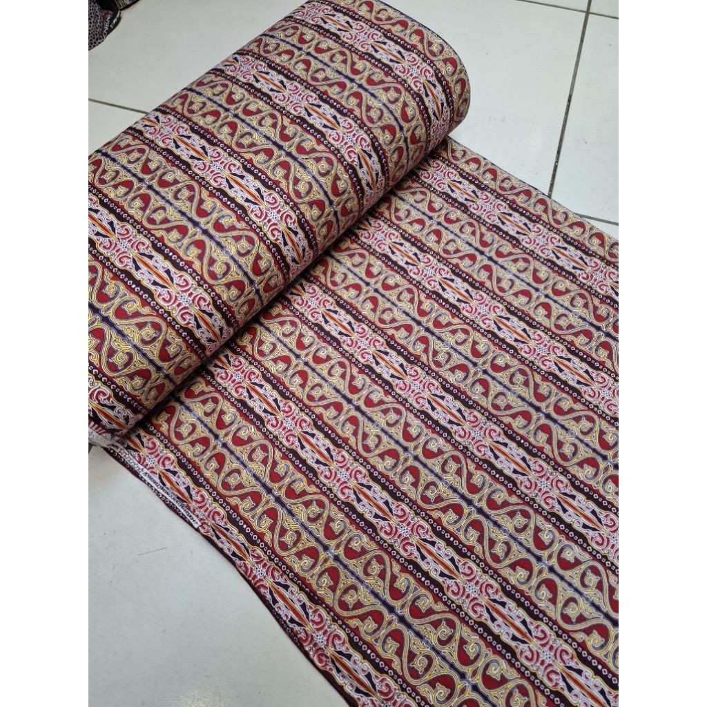 BAHAN BATIK KATUN EXCLUSIVE ORIGINAL, KAIN KATUN BAKAL BAJU BATIK ECERAN, BATIK KATUN PREMIUM MOTIF 