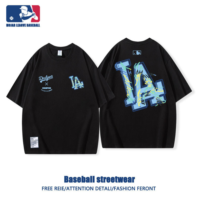 KAOS T-SHIRT MLB PREMIUM MIROR.COTTON 20'S KAOS MLB FULLTAG KAOS COWOK KAOS CEWEK READY STOK