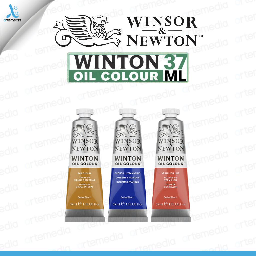 Inkology|| Winsor & Newton Winton Oil Colour 37ml Series 1 Cat Minyak Lukis | Oil Paint Tube 02/02