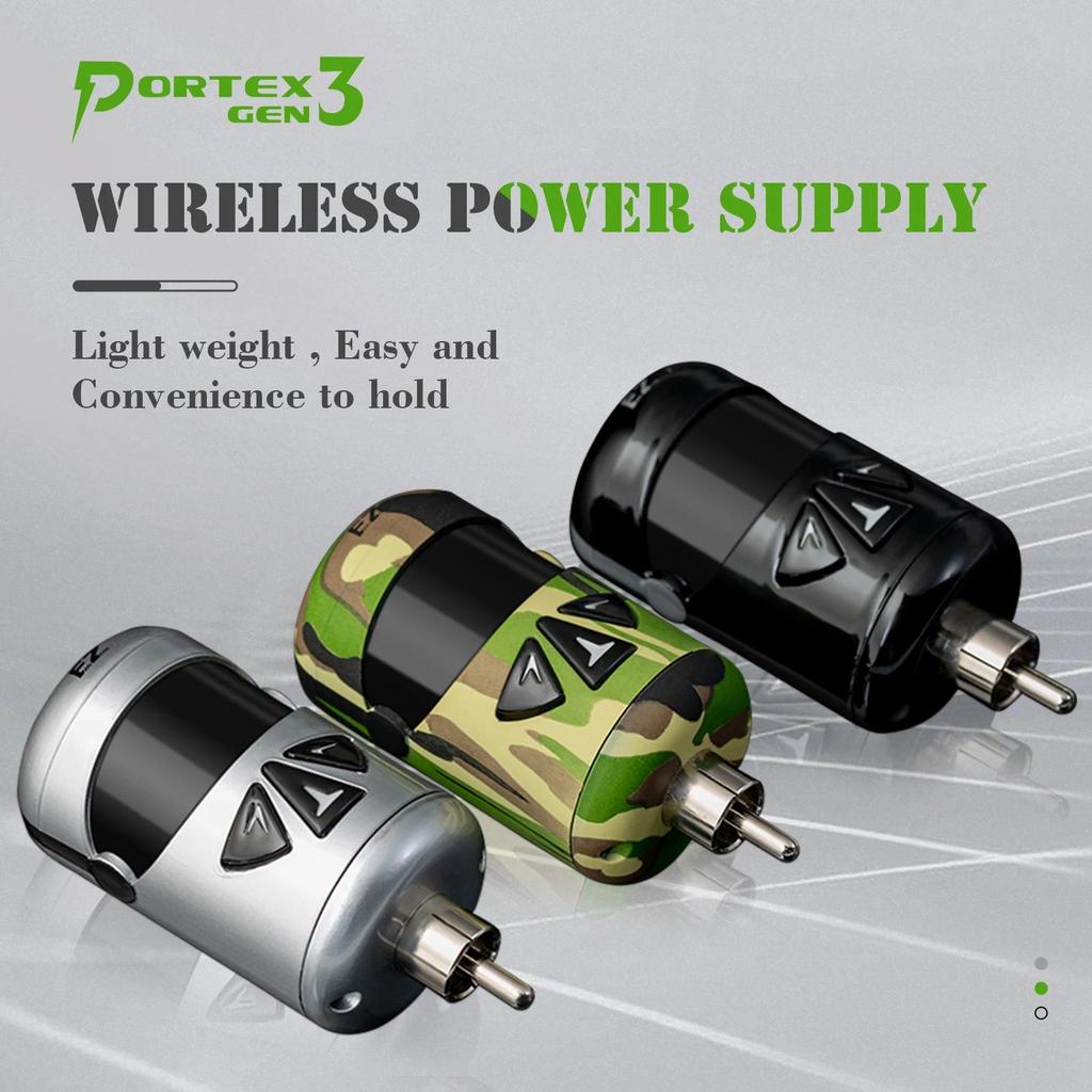 EZ Portex PG3 Mini Tattoo Battery Pack Wireless Power Supply for RCA Connector Tattoo Machine 1100mA