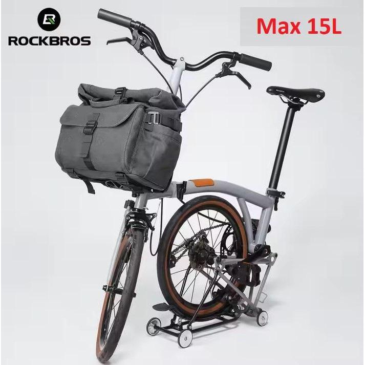 Tas Sepeda Lipat Rockbros 30110077001 Folding Bike Handlebar Bag