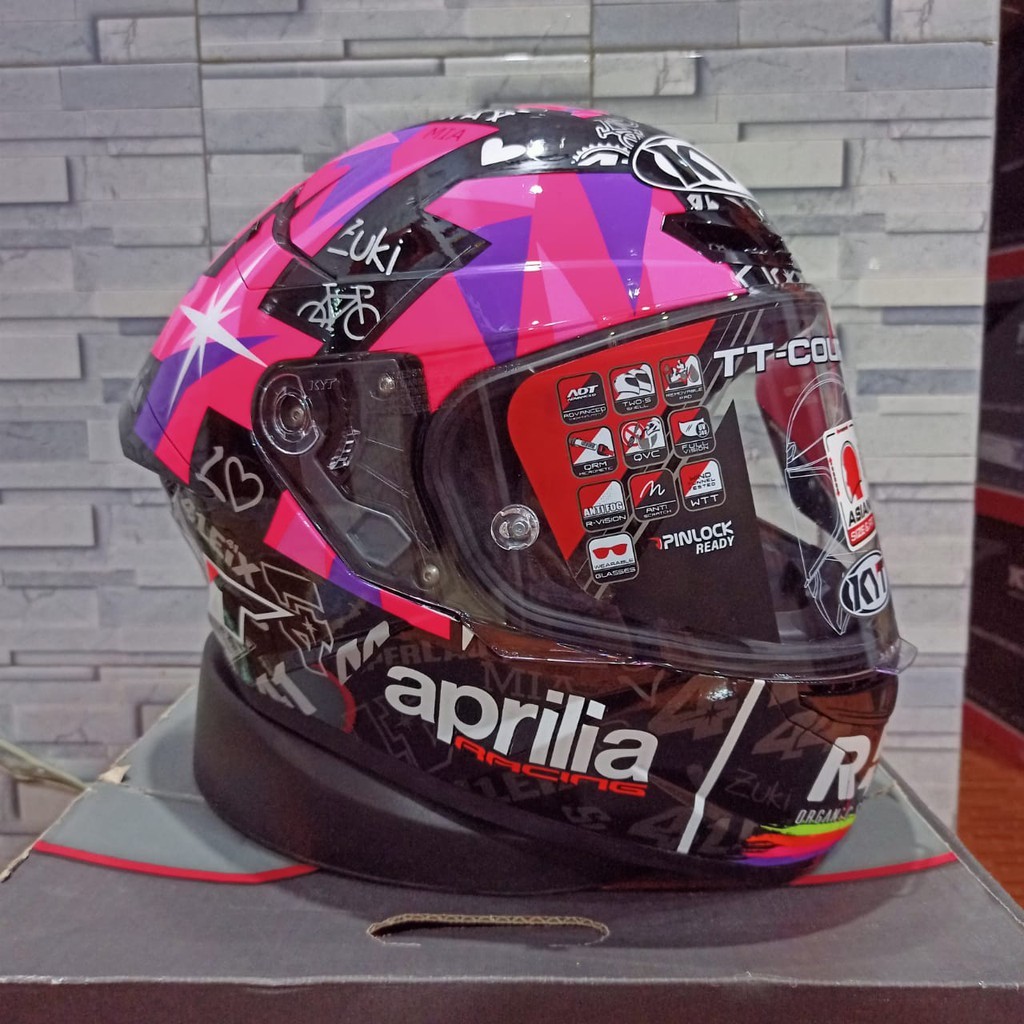 PROMO HELM KYT TT COURSE RPAINT ESPARGARO 2020 WD