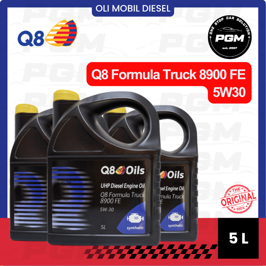 Oli Q8 Formula Truck 8900 FE 5W30 5L (Dijamin Ori 100%)