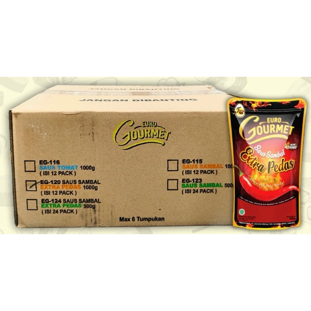 JT _ Euro Gourmet Extra Hot 1Kg  KARTONAN  CARGO