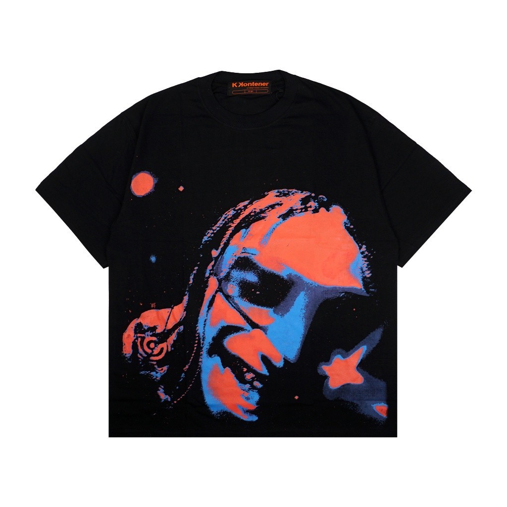 KKONTENER  STEVE LACY OVERSIZE TSHIRT BLACK