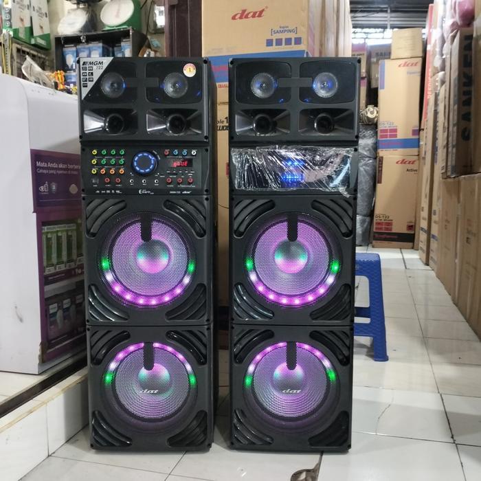 SPEAKER AKTIF DAT MGM 722 / MGM722 2 X 12 INCH SEPASANG DOUBLE ORIGINAL DAT