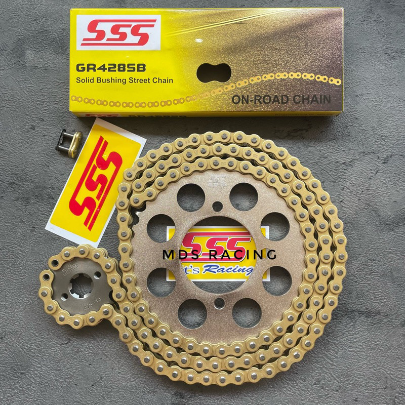 Gear Set GIR SET SSS ORIGINAL 428 Jupiter Mx Old - Mx New - Rxking - Jupiter Z/Burhan - Vegar - Fizr