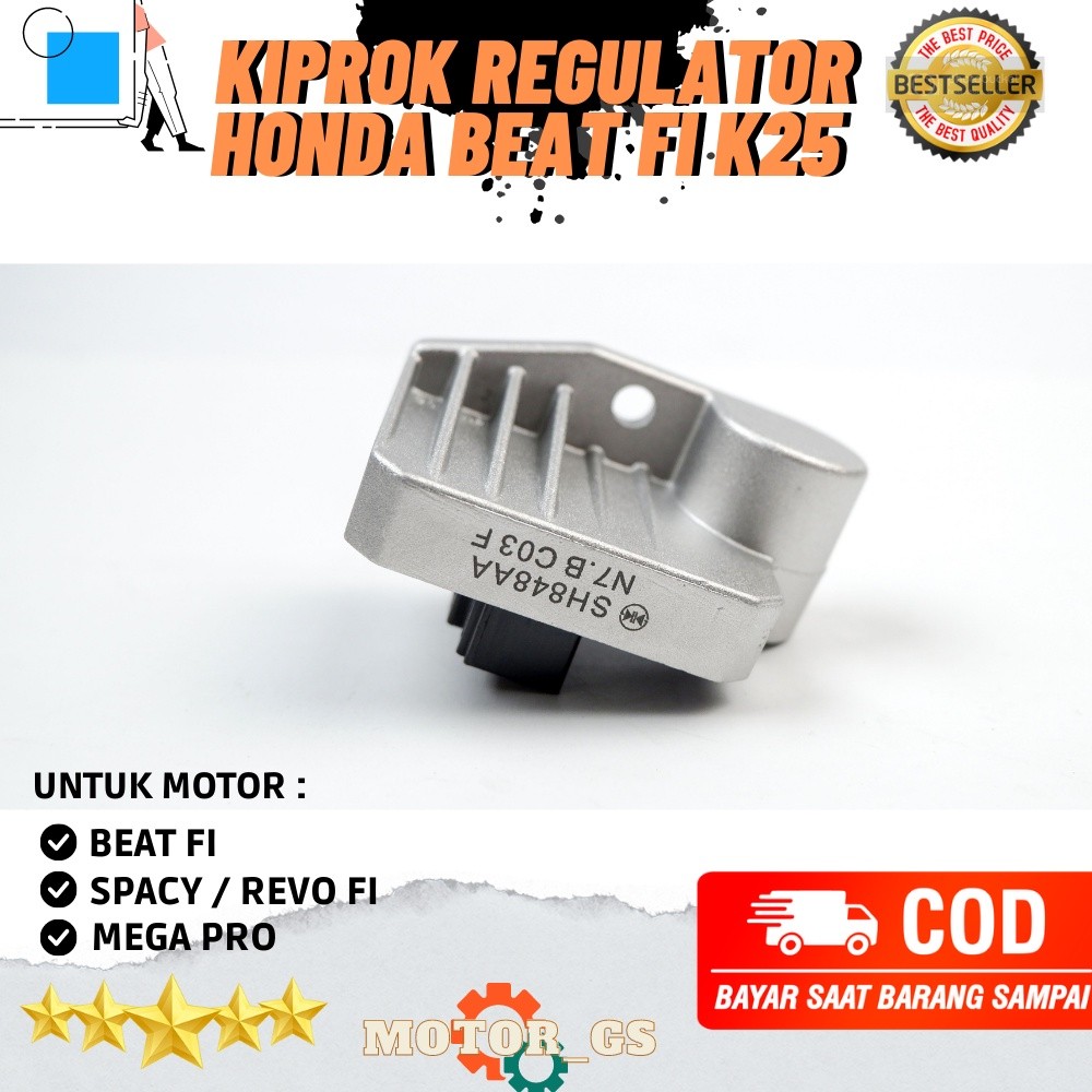 ori Kiprok Beat fi / Regulator KZL Honda Beat fi Stater Kasar 31600-KZL-E01 original premium