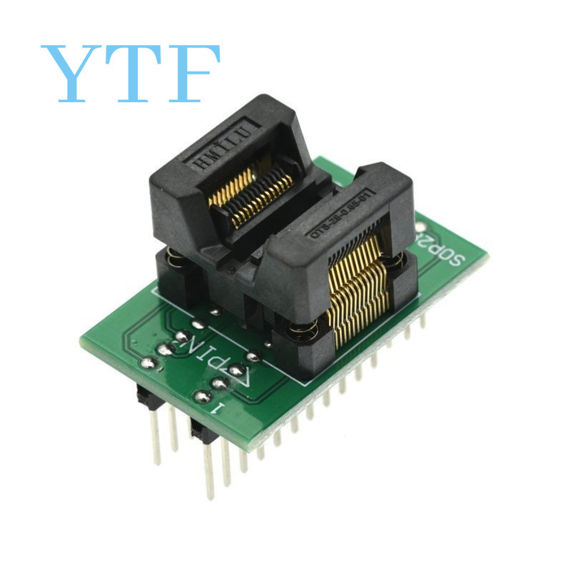 TSSOP28/SSOP28 Narrow Body Programming Socket 0.65mm Pit OTS-28(28)-0.65-01 Test Socket for arduino