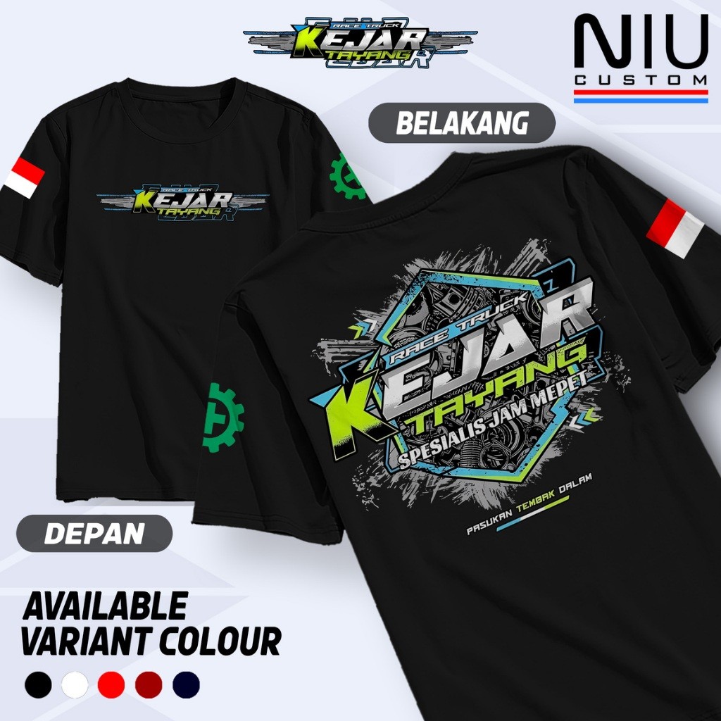 Kaos Race Truck Kejar Tayang Spesialis Jam Mepet Pasukan Tembak Dalam Baju Distro Driver Muda Commun