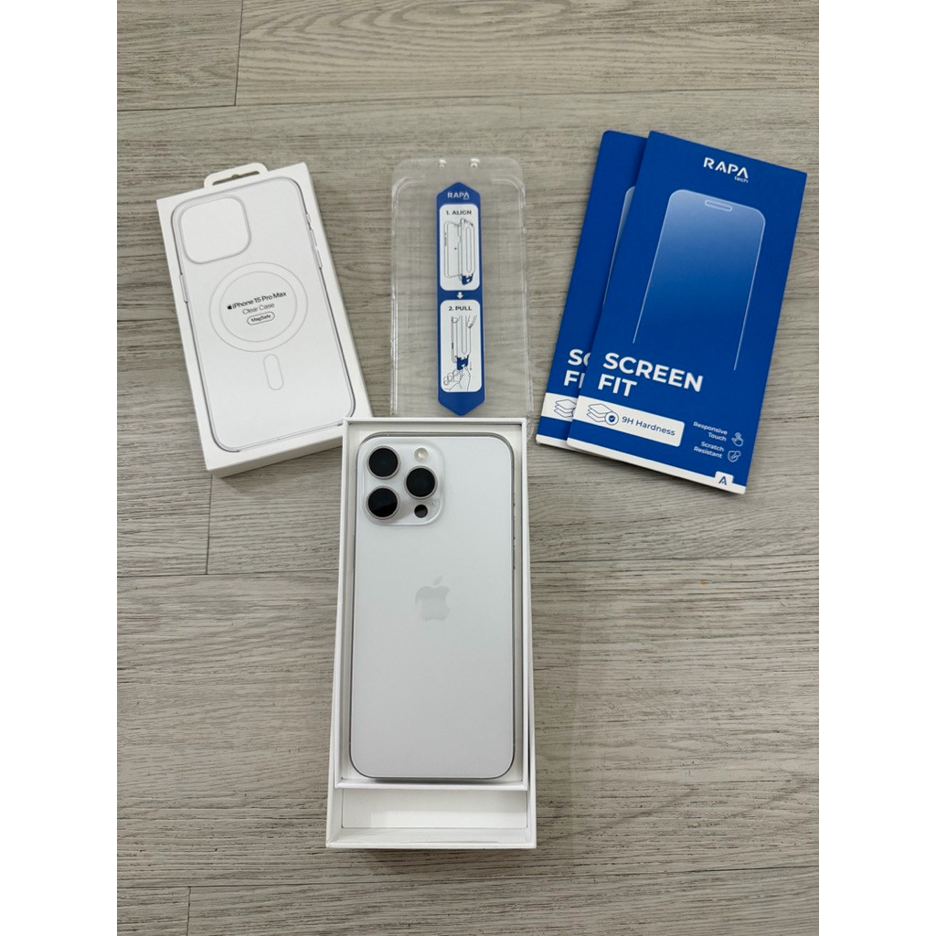iphone 15 pro max 512 GB white titanium digimap ibox second / bekas