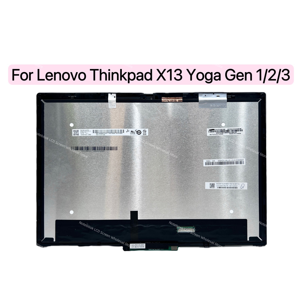 For Lenovo ThinkPad X13 Yoga Gen 1 Gen 2 Gen 3 LCD Tou Screen splay 13.3" FHD Original Laptop Replac