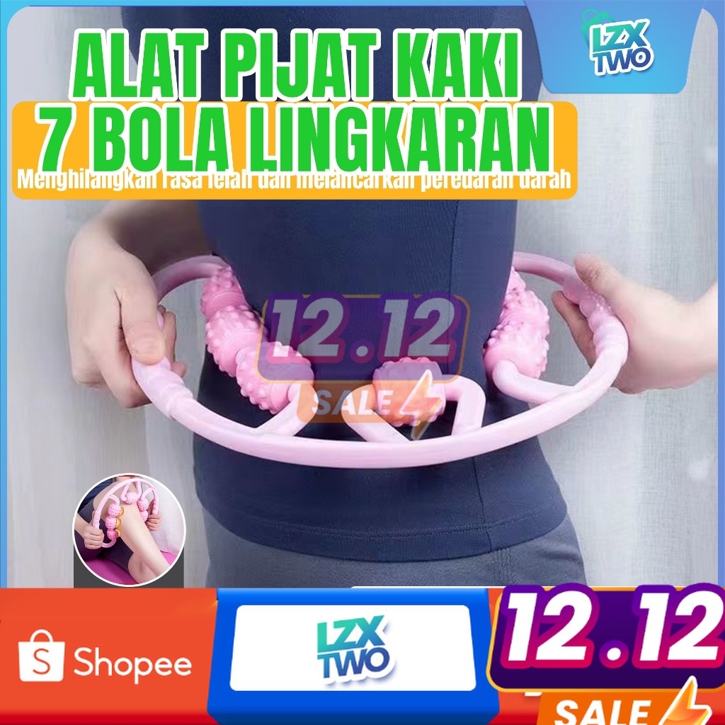 Tongkat pijat bola pijat Alat Pijat Kaki Relaksasi Otot Betis Pijat Manual Rol Leher & Bahu Stimulas