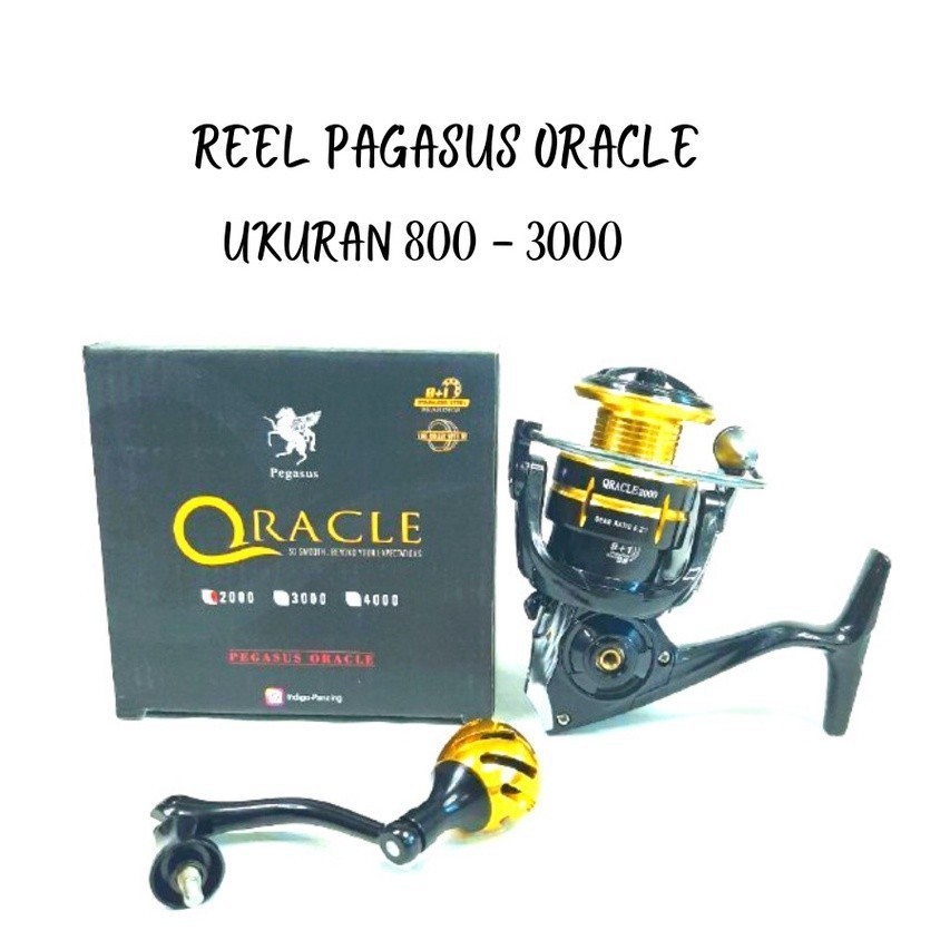 Reel Pancing PEGASUS ORACLE  Dengan 8+1 STAINLESS STEEL BEARINGS Sudah POWER HANDLE KEKUATAN HINGGA 
