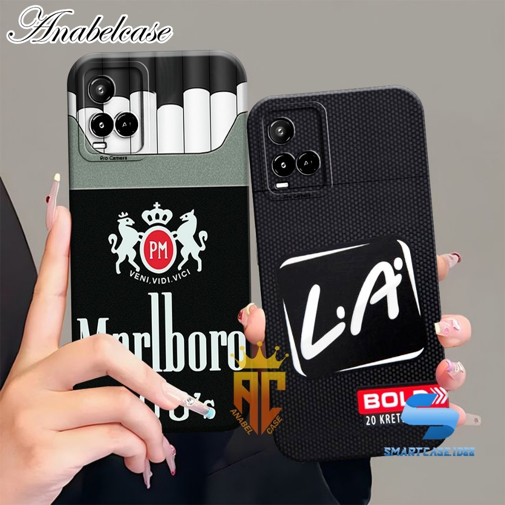 Softcase VIVO Y21 Y21A Y21S Y22 Y22S Y35 Y33 Y33S Y21T Y33T. Fashion Case Terbaru Motif Rokok Keren 