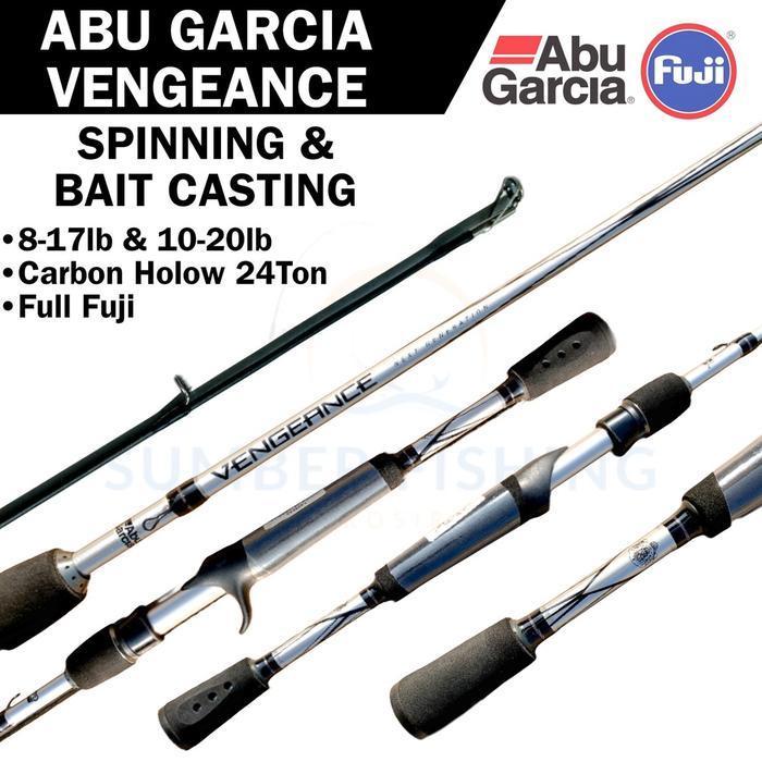 Joran Pancing ABU GARCIA VENGEANCE Spinning & Bait casting 180cm - Spinning, 10-20lb, 165cm