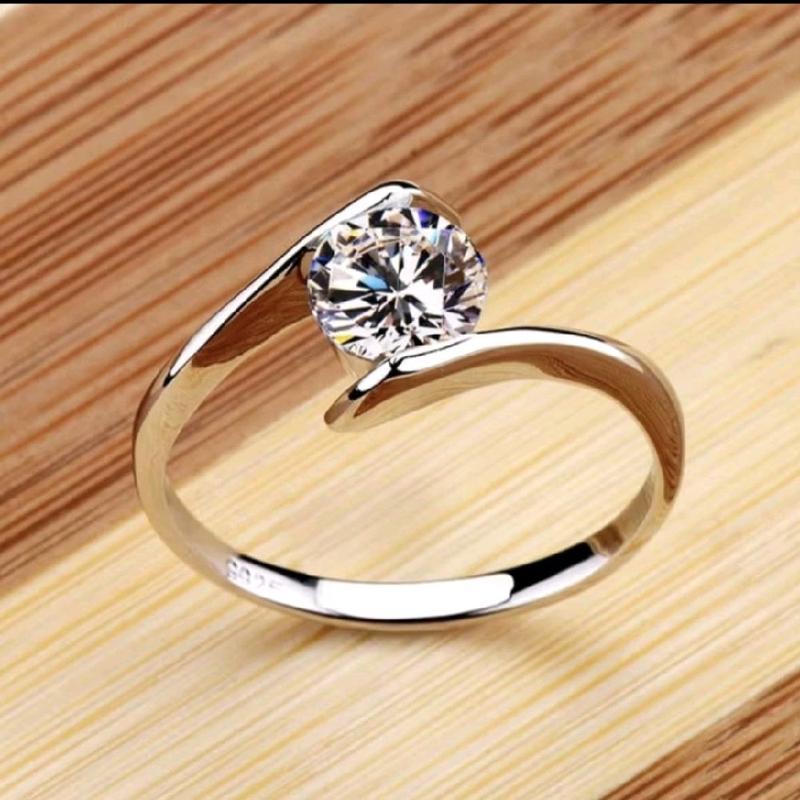 cincin lengkung mata diamond new arrival 2025 by DB