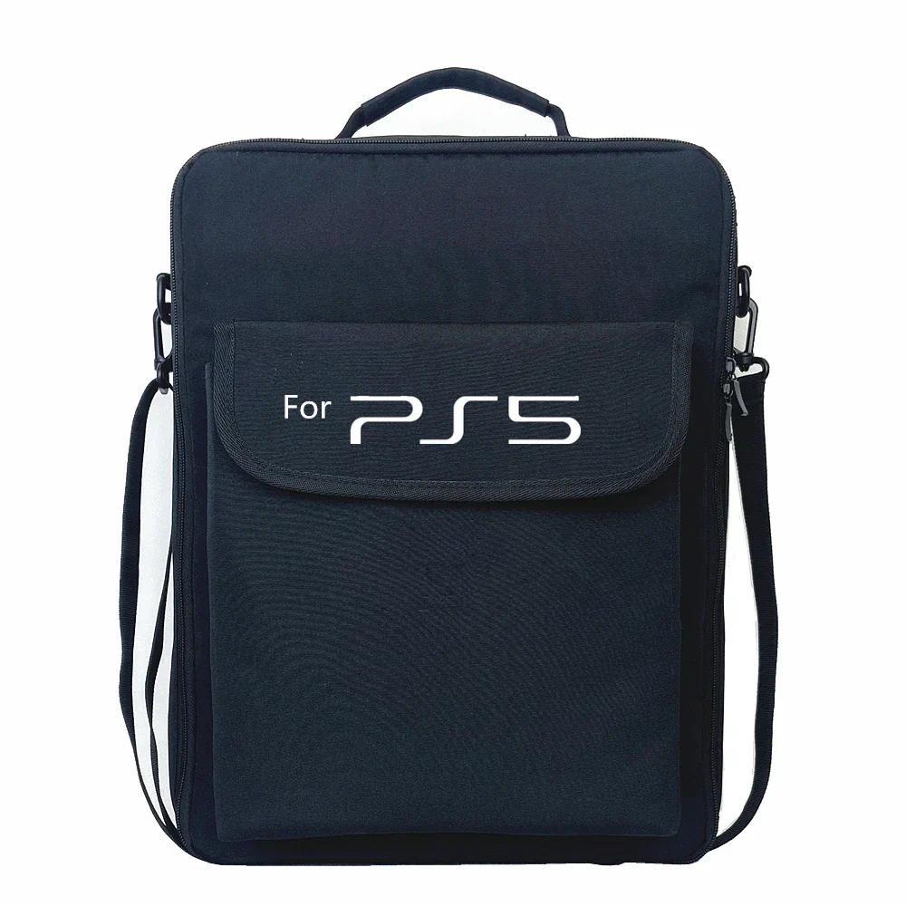 MINISO Portable PS5 Travel Carrying Case Storage Bag Handbag Shoulder Bag Backpack for Playstation 5